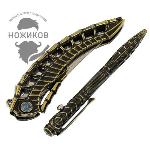 365 Rike knife Alien Gold фото 8