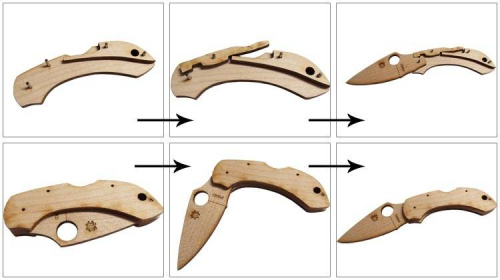 122 Spyderco Сувенирный (дерево) Dragonfly Wooden Kit фото 17