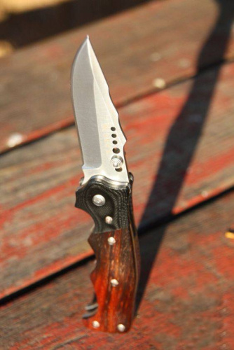 Складной нож CRKT Natural 2 - Cocobolo with G10 Bolster фото 2