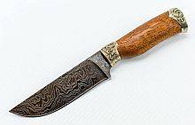 Боевой нож  Авторский Нож из Дамаска №9