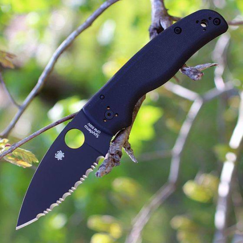 Складной нож Spyderco Shaman C229GSBK фото 8